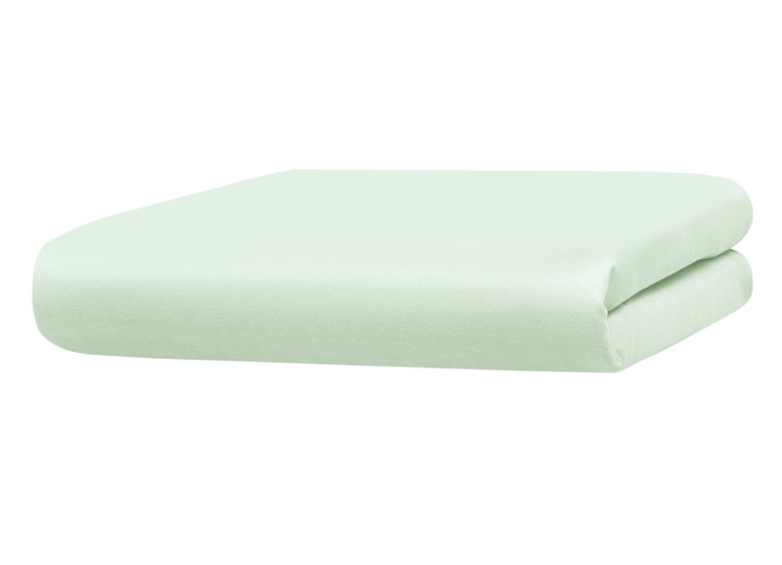 Spannbetttücher - Kuschelige und warme Winterflausch-Spannbetttücher, in Größe 133 (Spannbetttuch, 90–100/200 cm) bis 138 (Spannbetttuch, 180–200/200 cm), in Farbe HELLBLAU Ansicht 6