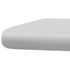 Spannbetttücher - Hochwertiges und flauschiges Spannbetttuch in 2 Qualitäten – Farbe SILBER – Ansicht 1 Spannbetttücher - Hochwertiges und flauschiges Spannbetttuch in 2 Qualitäten, in Größe 133 (1x 90–100/200 cm) bis 938 (1x 180–200/200 cm), in Farbe WOLLWEISS – Farbe SILBER – Ansicht 1