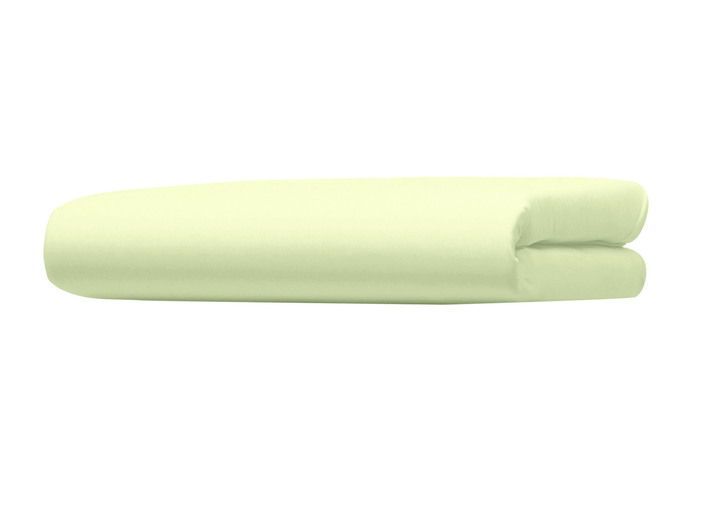 Spannbetttücher - Doppel-Jersey Spannbetttuch Ansicht 4 Spannbetttücher - Doppel-Jersey Spannbetttuch, in Größe 133 (1x 90-100/200 cm) bis 138 (1x 180–200/200 cm), in Farbe BLAU Ansicht 4