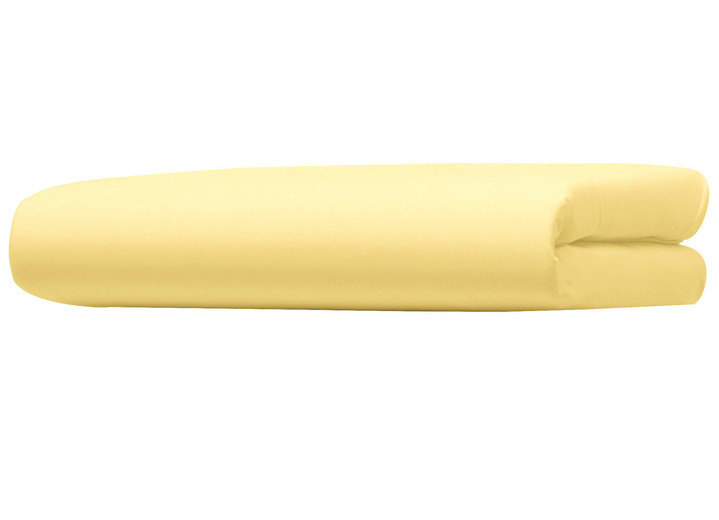 Spannbetttücher - Bellana Vital-Jersey-Spannbetttuch mit Lyocell (TENCEL™), in Größe 133 (1 Spannbettt 90–120/200–220) bis 138 (1 Spannbettt 180–200/200–220), in Farbe BLAU Ansicht 4