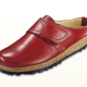 Sandalen & Pantoletten - Haflinger-Lederclog aus weichem Rindleder – Farbe ROT Sandalen & Pantoletten - Haflinger-Lederclog aus weichem Rindleder, in Größe 036 bis 042, in Farbe SCHWARZ