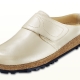 Sandalen & Pantoletten - Haflinger-Lederclog aus weichem Rindleder – Farbe BEIGE Sandalen & Pantoletten - Haflinger-Lederclog aus weichem Rindleder, in Größe 036 bis 042, in Farbe SCHWARZ
