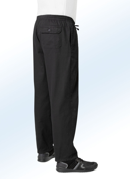 Jeans - Schlupfjeans mit Gummibund und Kordelzug in 4 Farben, in Größe 024 bis 110, in Farbe HELLBLAU Ansicht 5