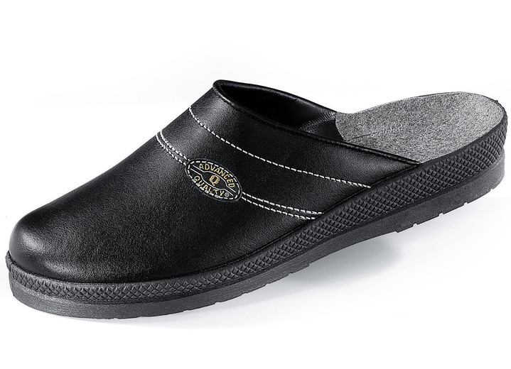 Sandalen & Pantoletten - Pantolette aus Rindleder, in Größe 040 bis 047, in Farbe CHIANTI Ansicht 4