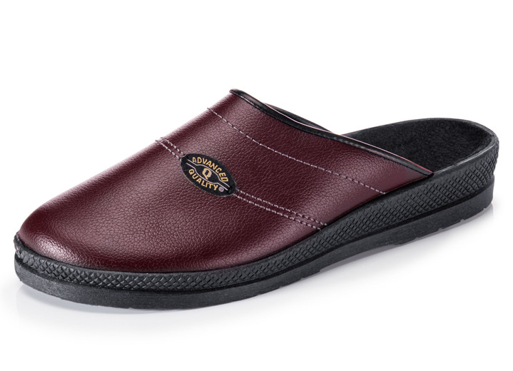 Sandalen & Pantoletten - Pantolette aus Rindleder, in Größe 040 bis 047, in Farbe MARINE Ansicht 2