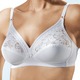 Soft-BH - Triumph Zweierpack BH mit Baumwollspitze – Farbe 1X PUDER, 1X WEISS – Ansicht 1 Soft-BH - Triumph Zweierpack BH mit Baumwollspitze, in Größe 075 bis 100, in Cup C, in Farbe 1X PUDER, 1X WEISS – Farbe 1X PUDER, 1X WEISS – Ansicht 1