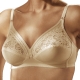 Soft-BH - Triumph Zweierpack BH mit Baumwollspitze – Farbe 1X PUDER, 1X WEISS – Ansicht 3 Soft-BH - Triumph Zweierpack BH mit Baumwollspitze, in Größe 075 bis 100, in Cup C, in Farbe 1X PUDER, 1X WEISS – Farbe 1X PUDER, 1X WEISS – Ansicht 3