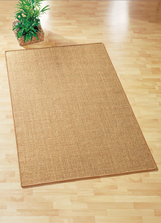 Teppiche - Brücken und Teppiche aus Sisal – die reine Natur Ansicht 4 Teppiche - Brücken und Teppiche aus Sisal – die reine Natur, in Größe 113 (Brücke, 65x140 cm) bis 313 (Teppich, ø 250 cm), in Farbe BLAU Ansicht 4