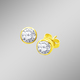 Ohrschmuck - Hochwertiger Single-Ohrstecker mit Brillant Ohrschmuck - Hochwertiger Single-Ohrstecker mit Brillant, in Farbe
