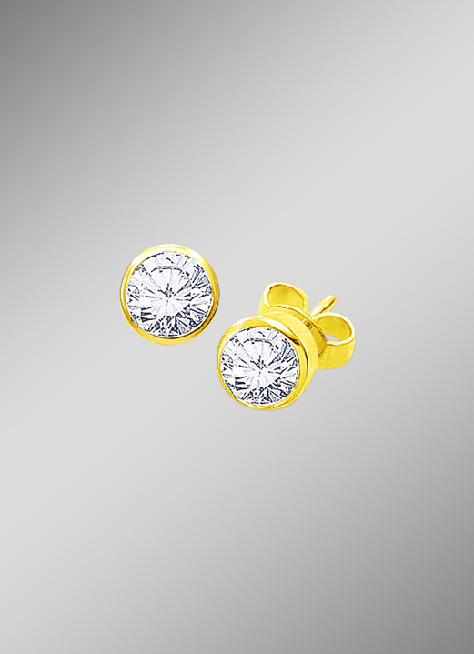 Ohrschmuck - Hochwertiger Single-Ohrstecker mit Brillant Ansicht 2 Ohrschmuck - Hochwertiger Single-Ohrstecker mit Brillant, in Farbe  Ansicht 2