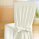Sessel- & Sofaüberwürfe - Elegante Stuhlhusse mit Bindebändern – Farbe NATUR Sessel- & Sofaüberwürfe - Elegante Stuhlhusse mit Bindebändern, in Größe 106 (Stuhlhusse) bis 112 (Stuhlhusse, 2er-Set), in Farbe SILBER