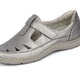 Slipper & Schnürschuhe - Waldläufer, bequeme Damen-Slipper, Weite H, mit herausnehmbarem Fußbett – Farbe SILBERGRAU – Ansicht 1 Slipper & Schnürschuhe - Waldläufer, bequeme Damen-Slipper, Weite H, mit herausnehmbarem Fußbett, in Größe 4 1/2 bis 8 1/2, in Farbe MARINE – Farbe SILBERGRAU – Ansicht 1