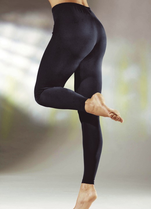 Freizeithosen - Leggings mit bequemem Dehnbund, in Größe 036 bis 058, in Farbe ANTHRAZIT Ansicht 1