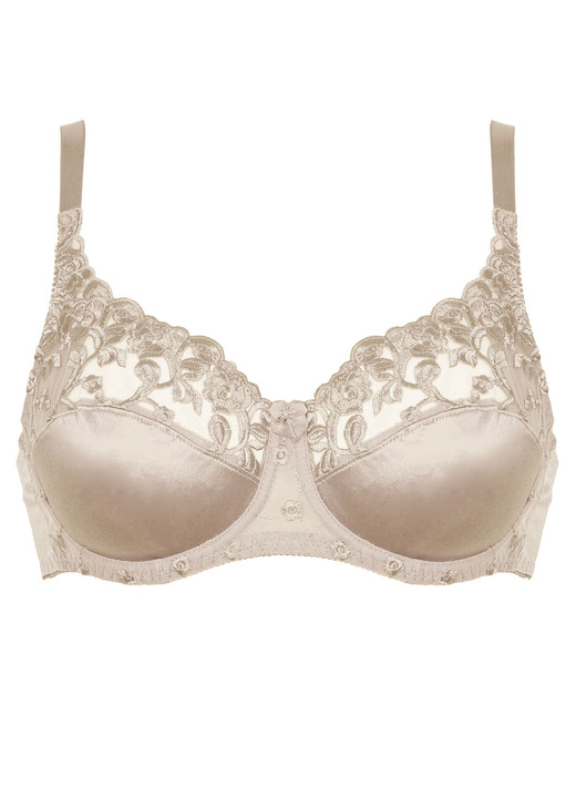 BH mit Spitze - Naturana Zweierpack Bügel-BH mit Tüllstickerei im Vorderteil, in Größe 075 bis 105, in Cup C, in Farbe 2X WEISS Ansicht 8