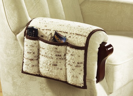 Sessel- & Sofaüberwürfe - Geschmackvolle Schoner und Kissen, in Größe 100 (2 Füllkissen, 40x 40 cm) bis 895 (2 Stuhlkissen, 38x 38 cm), in Farbe BRAUN – Farbe NATUR – Ansicht 