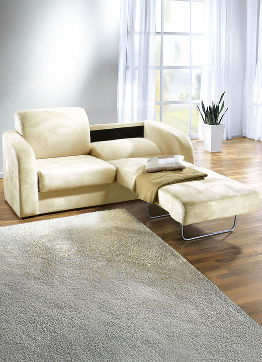 Schlafsofas - Funktionssofa mit pflegeleichtem Microfaser-Bezugsstoff, in Farbe BORDEAUX Ansicht 6