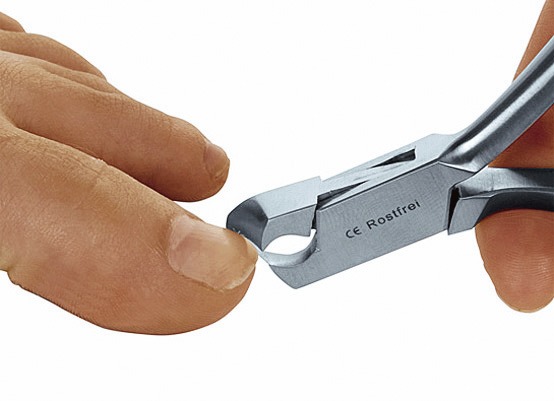 Maniküre & Pediküre - Sicherheits-Nagelzange, in Farbe STAHL/GRAU Ansicht 2