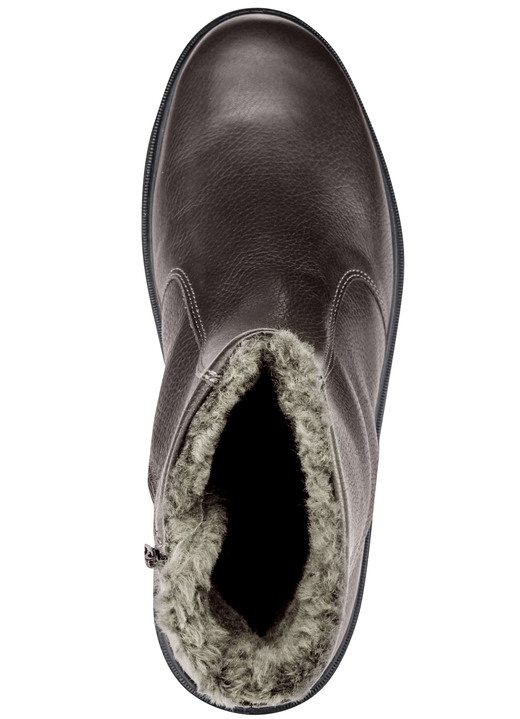 Stiefeletten - GINO GALANTE, gefütterte Herren-Stiefel, Winterschuhe, mit Lammfell, in Größe 040 bis 050, in Farbe SCHWARZ Ansicht 5