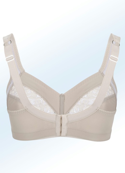 BH mit Spitze - Swegmark of Sweden BH mit Spitzeneinsätzen Ansicht 4 BH mit Spitze - Swegmark of Sweden BH mit Spitzeneinsätzen, in Größe 075 bis 110, in Cup D, in Farbe WEISS Ansicht 4