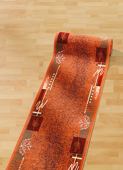 Teppiche - Gekettelte Läufer nach Maß, in Größe 101 (Läufer, 60 cm breit) bis 106 (Läufer, 100 cm breit), in Farbe TERRA Ansicht 1