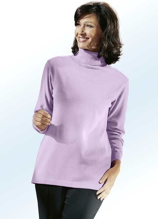 Pullover - Kombifreundlicher Pullover, in Größe 038 bis 060, in Farbe RAUCHBLAU Ansicht 5