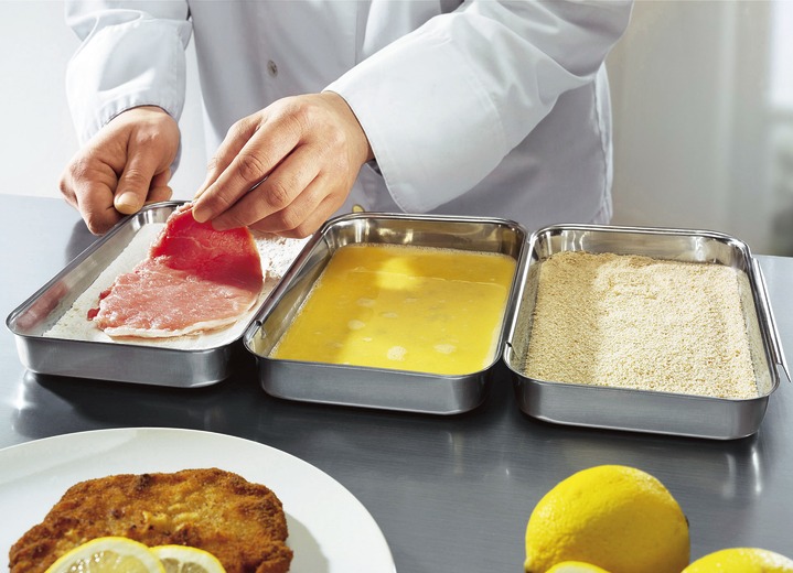 - Panier-Set, 3-teilig. aus rostfreiem Edelstahl, in Farbe EDELSTAHL Ansicht 2