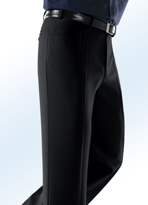 Hosen - „Klaus Modelle“-Hose mit Seitentaschen in 5 Farben Ansicht 7 Hosen - „Klaus Modelle“-Hose mit Seitentaschen in 5 Farben, in Größe 025 bis 060, in Farbe SCHILF MELIERT Ansicht 7