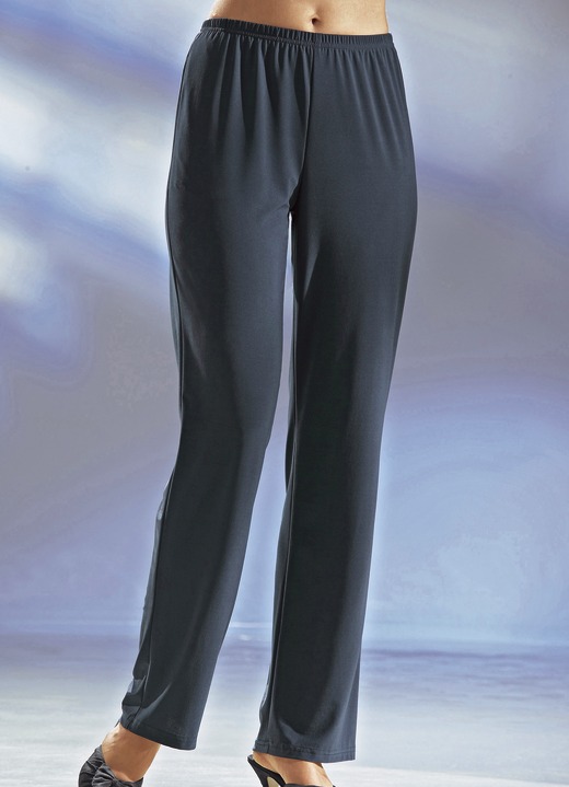 Freizeithosen - KLAUS MODELLE  Hose mit Dehnbund, in Größe 018 bis 056, in Farbe ANTHRAZIT Ansicht 1