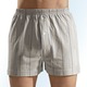 Pants & Boxershorts - Viererpack Boxershorts, mit Eingriff, uni gestreift, in Größe 005 bis 016, in Farbe 2X KITT-BUNT, 2X STAHLBLAU-BUNT – Farbe 2X KITT-BUNT, 2X STAHLBLAU-BUNT – Ansicht 1