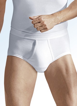 Hermko Viererpack Slips aus Feinripp