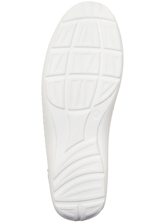 Slipper & Schnürschuhe - Waldläufer, bequeme Damen-Slipper, Weite H, mit herausnehmbarem Fußbett, in Größe 3 1/2 bis 8, in Farbe DUNKELBLAU Ansicht 10