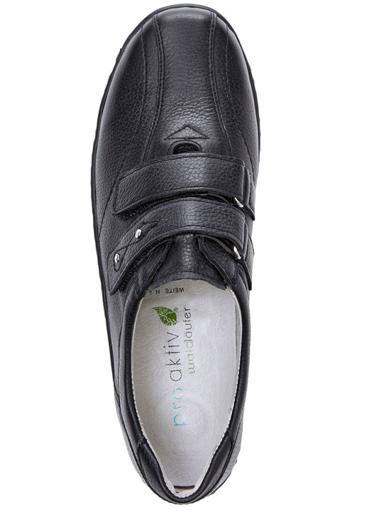 Slipper & Schnürschuhe - Waldläufer, bequeme Damen-Slipper, Weite H, mit herausnehmbarem Fußbett Ansicht 23 Slipper & Schnürschuhe - Waldläufer, bequeme Damen-Slipper, Weite H, mit herausnehmbarem Fußbett, in Größe 3 1/2 bis 8, in Farbe DUNKELBLAU Ansicht 23
