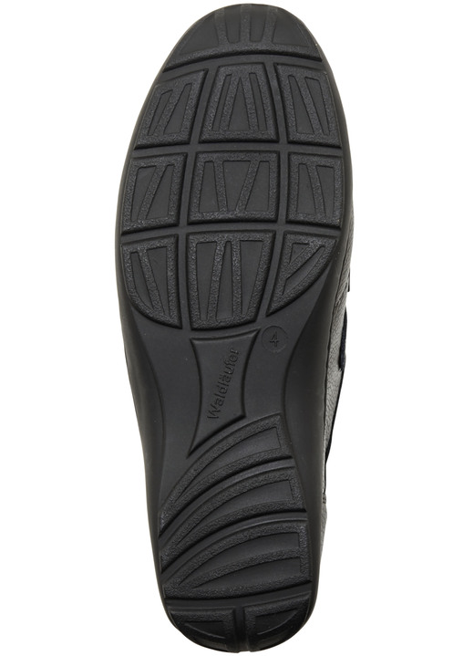 Slipper & Schnürschuhe - Waldläufer, bequeme Damen-Slipper, Weite H, mit herausnehmbarem Fußbett, in Größe 3 1/2 bis 8, in Farbe DUNKELBLAU Ansicht 14