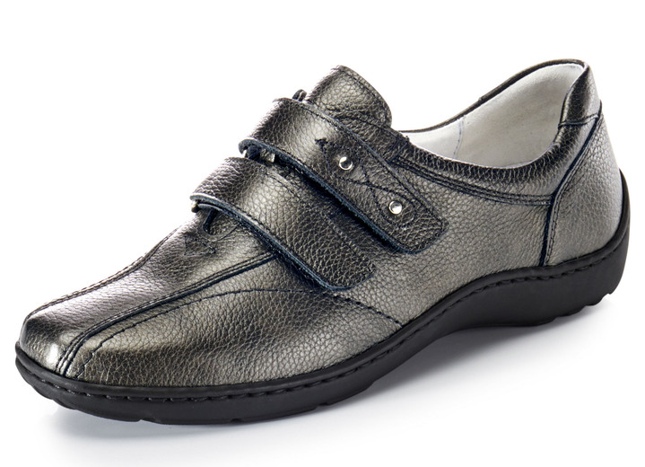 Slipper & Schnürschuhe - Waldläufer, bequeme Damen-Slipper, Weite H, mit herausnehmbarem Fußbett Ansicht 12 Slipper & Schnürschuhe - Waldläufer, bequeme Damen-Slipper, Weite H, mit herausnehmbarem Fußbett, in Größe 3 1/2 bis 8, in Farbe DUNKELBLAU Ansicht 12