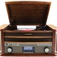 - DAB-Nostalgie-Stereoanlage im Echtholzgehäuse, in Farbe BRAUN – Farbe BRAUN – Ansicht 2
