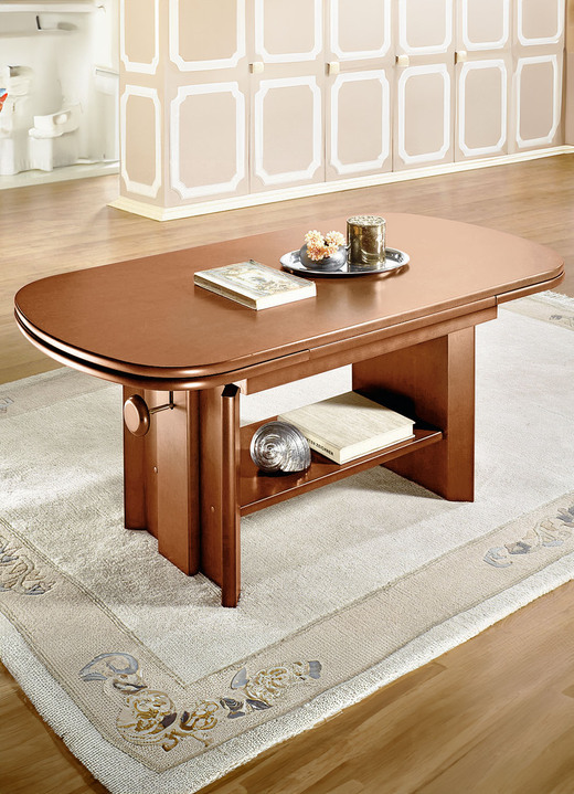 Couchtische - Höhenverstell- und ausziehbarer Couchtisch, in Farbe KIRSCHBAUM Ansicht 1