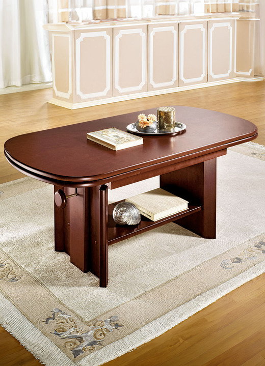 Couchtische - Höhenverstell- und ausziehbarer Couchtisch, in Farbe KIRSCHBAUM Ansicht 4