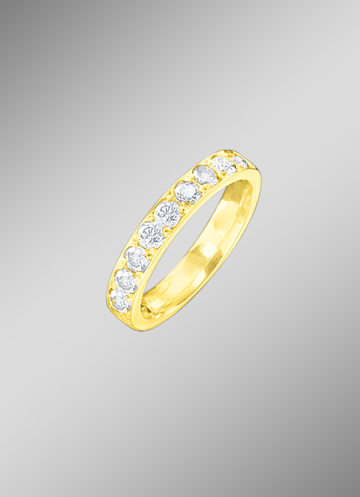 Ringe - Memoire-Ring mit Brillanten, in Größe 160 bis 220, in Farbe  Ansicht 2