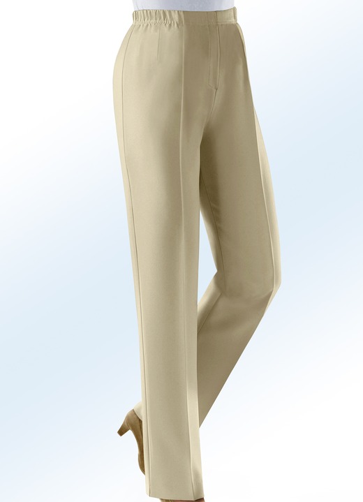 Hosen - Pflegeleichte Hose, in Größe 020 bis 060, in Farbe BEIGE Ansicht 1
