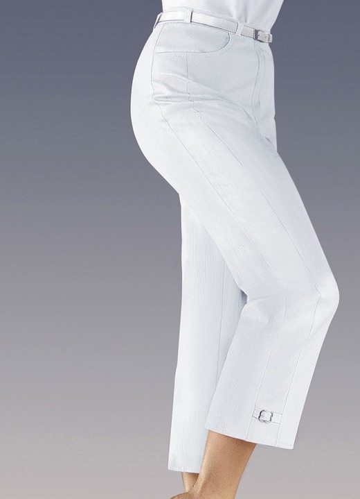 Hosen - Hose in 7/8 Länge, in Größe 018 bis 058, in Farbe FLIEDER Ansicht 3