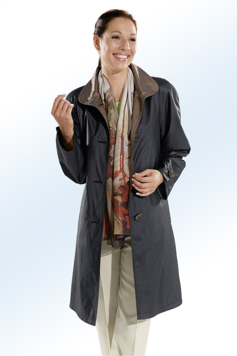 Lang - Kurzmantel in ausgestellter Form Ansicht 3 Lang - Kurzmantel in ausgestellter Form, in Größe 040 bis 056, in Farbe SAND Ansicht 3