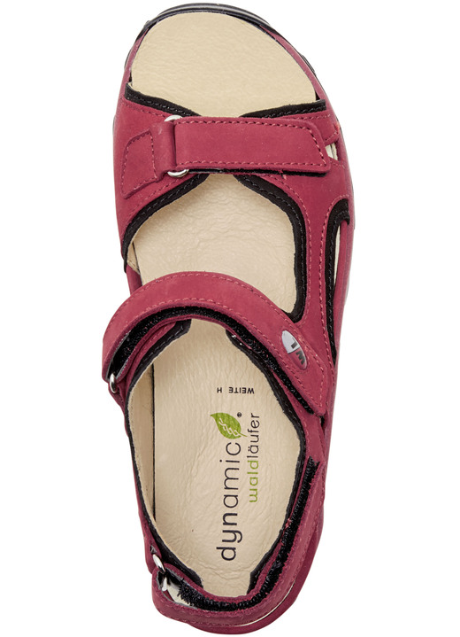 Sandaletten & Pantoletten - Waldläufer, sportliche Damen-Sandalen, Weite H, mit herausnehmbarem Fußbett Ansicht 3 Sandaletten & Pantoletten - Waldläufer, sportliche Damen-Sandalen, Weite H, mit herausnehmbarem Fußbett, in Größe 3 1/2 bis 8, in Farbe MARINE-BEIGE Ansicht 3