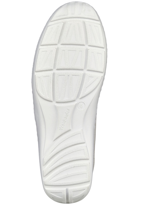 Weite H - Waldläufer, bequeme Damen-Slipper, Weite H, mit herausnehmbarem Fußbett Ansicht 6 Weite H - Waldläufer, bequeme Damen-Slipper, Weite H, mit herausnehmbarem Fußbett, in Größe 4 bis 8 1/2, in Farbe BLEU Ansicht 6