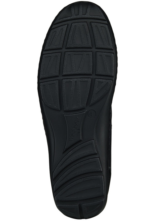 Weite H - Waldläufer, bequeme Damen-Slipper, Weite H, mit herausnehmbarem Fußbett, in Größe 4 bis 8 1/2, in Farbe BLEU Ansicht 12