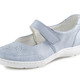 Weite H - Waldläufer, bequeme Damen-Slipper, Weite H, mit herausnehmbarem Fußbett, in Größe 4 bis 8 1/2, in Farbe BLEU – Farbe BLEU – Ansicht 1
