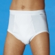 Inkontinenz - Herren Inkontinenz-Slip, in Größe 005 bis 011, in Farbe WEISS, in Ausführung Herren-Slip – Farbe WEISS – Ansicht 1