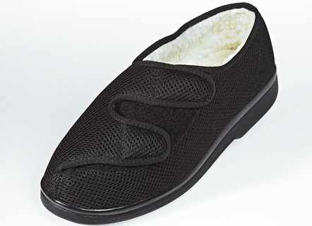 Damen - Wohlfühlschuh Gentle Walk mit Wollfutter – Farbe SCHWARZ – Ansicht  Damen - Wohlfühlschuh Gentle Walk mit Wollfutter, in Größe 036 bis 046, in Farbe SCHWARZ, in Ausführung Wohlfühl-Halbschuh – Farbe SCHWARZ – Ansicht