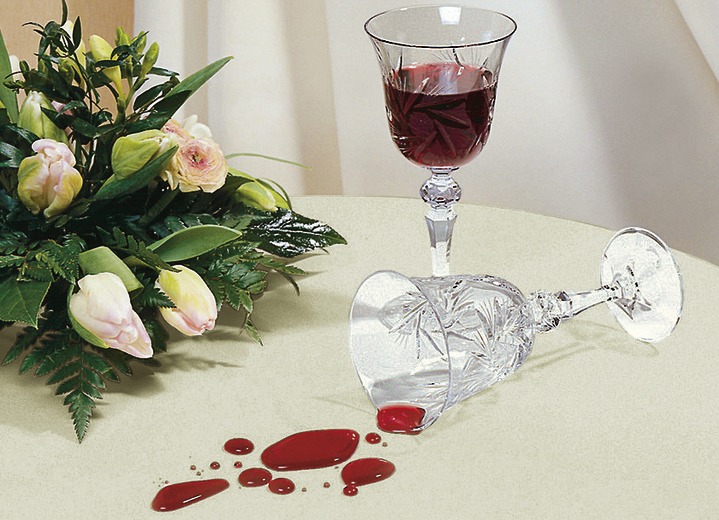 Heimtextilien - Tischdecke aus 100% Baumwolle mit Acryl-Versiegelung, in Größe 110 (Tischdecke, 110/140 cm) bis 190 (Tischdecke oval, 140/190 cm), in Farbe BLAU Ansicht 6