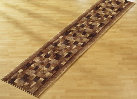 Teppiche - Velours-Läufer nach Maß, in Größe 101 (60 cm breit) bis 106 (100 cm breit), in Farbe BLAU