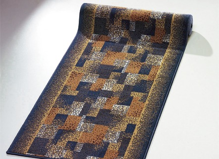 Teppiche - Velours-Läufer nach Maß, in Größe 101 (60 cm breit) bis 106 (100 cm breit), in Farbe BLAU